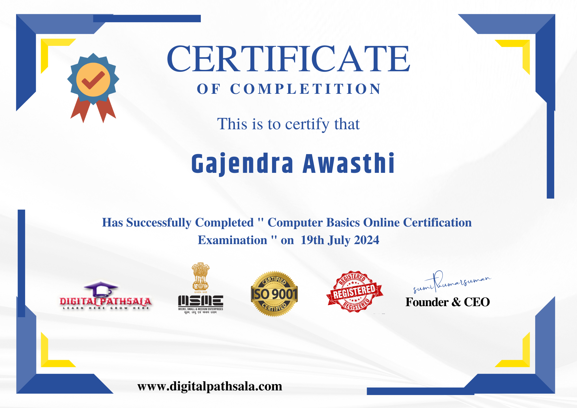 Computer Basics Online Certification